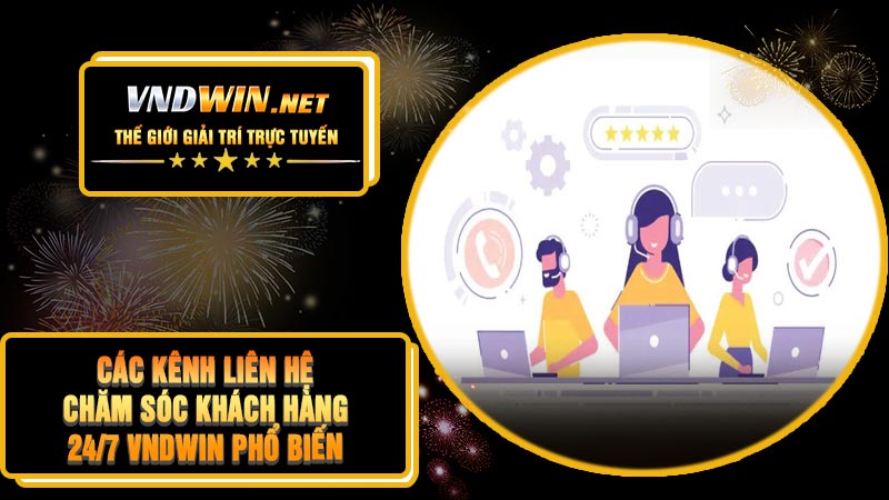 Các Kênh Liên Hệ Chăm Sóc Khách Hàng 24/7 VNDWIN Phổ Biến