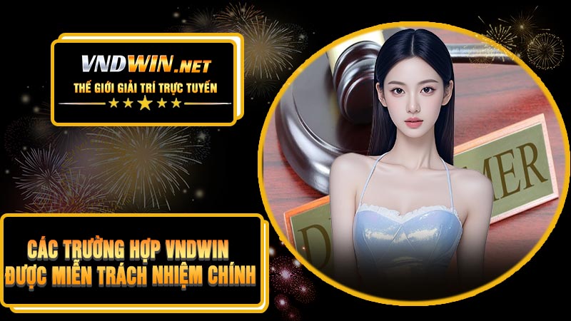 Các Trường Hợp VNDWIN Được Miễn Trách Nhiệm Chính