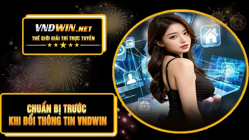 Chuẩn Bị Trước Khi Đổi Thông Tin VNDWIN